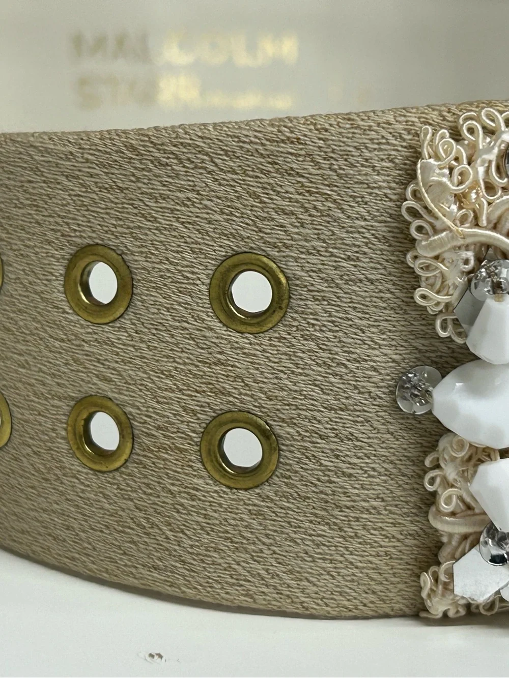 Unbelievable! 1960’s Malcolm Starr beaded leather belt in fantastic condition